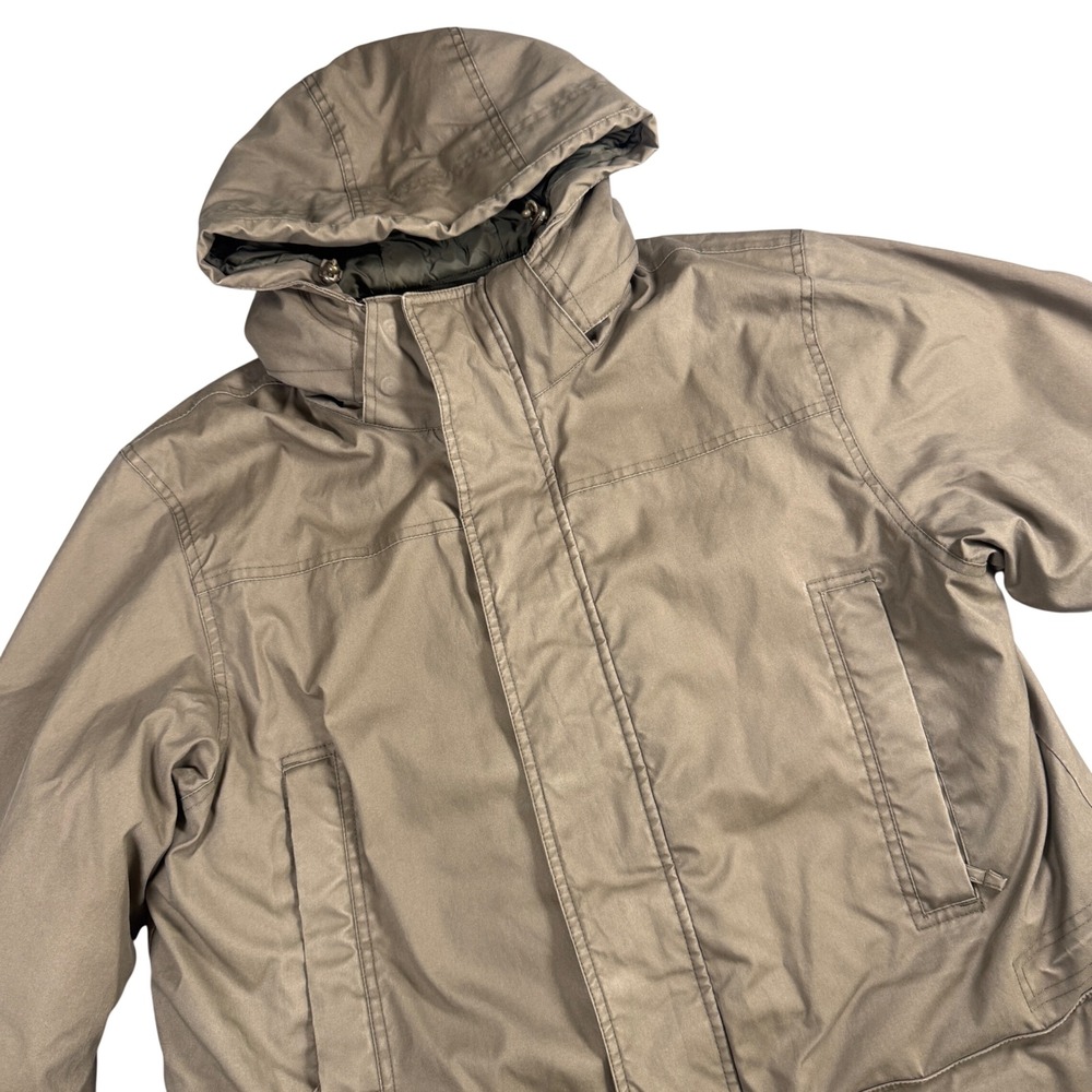 LL Bean VTG Gore-Tex Baxter State Parka Men Large Brown Long Hooded Winter Coat